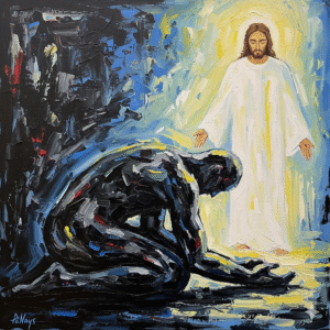 SINFUL HUMANITY AT THE FEET OF JESUS